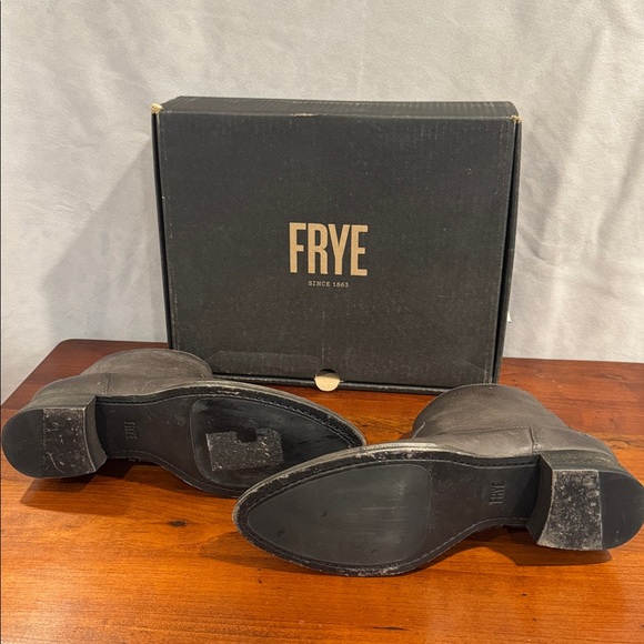 Frye Dark Brown Ankle Boots - Picture 3 of 4